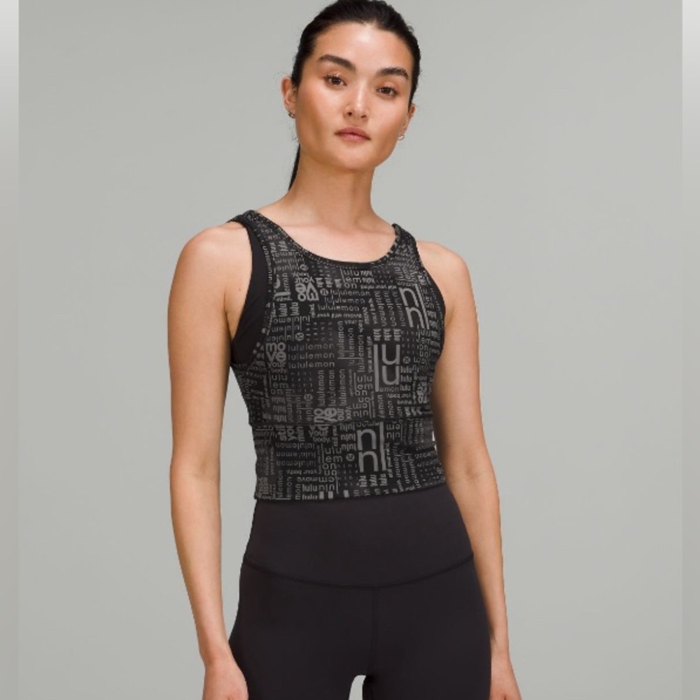 Lululemon 🏷️ Power Pivot Everlux Tank - Motif | size 8